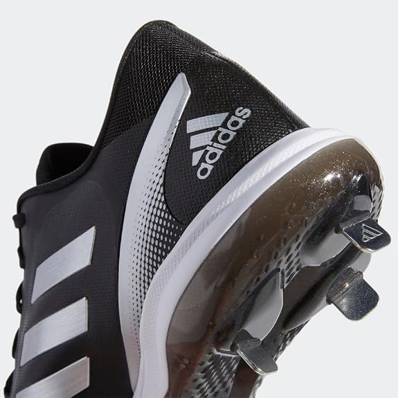 Spikes De Beisbol Adidas Purehustle 2 Negro Con Plata Metal