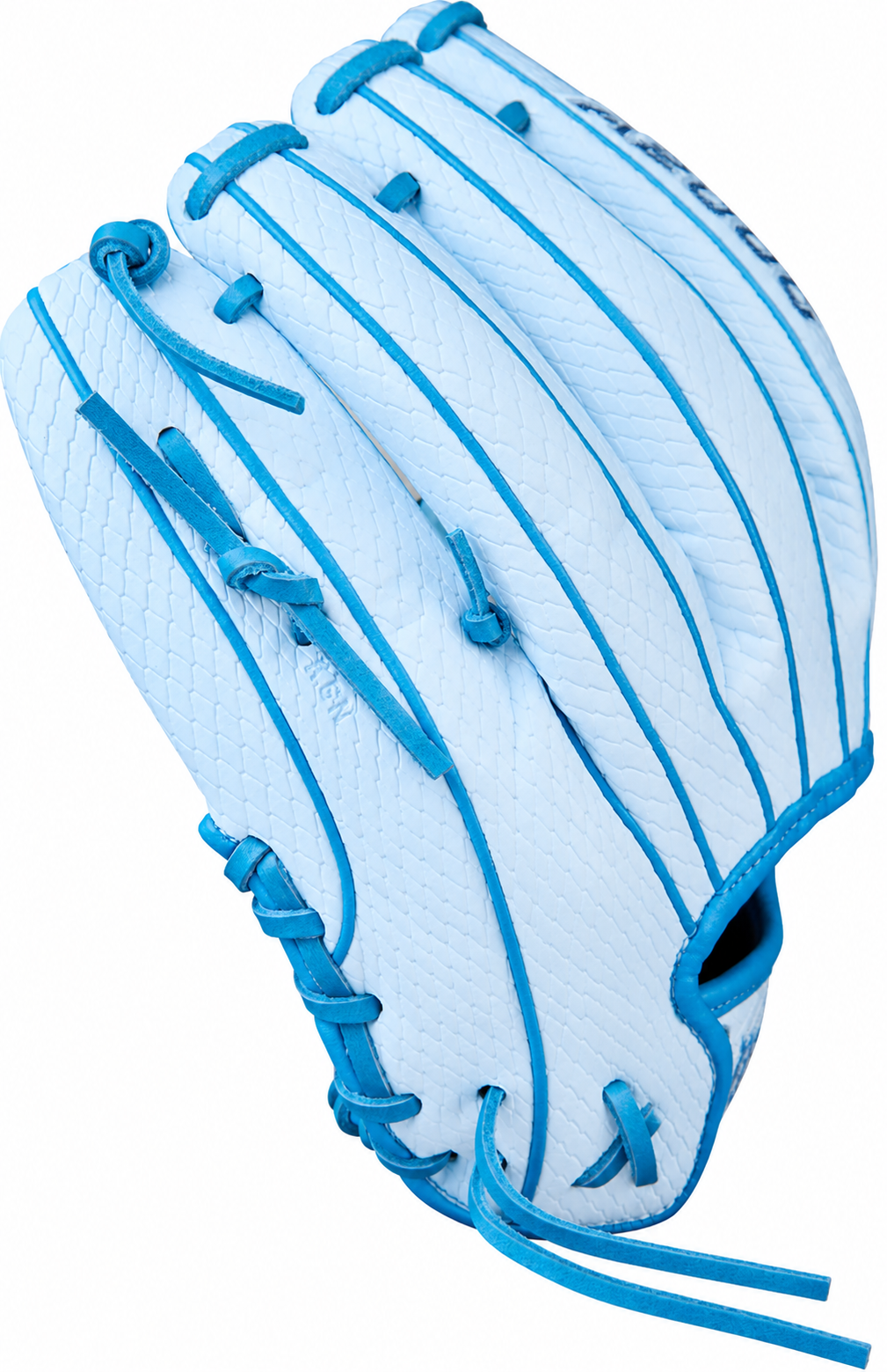 Guante De Beisbol Softbol Wilson A2000 Blanco Con Azul 12 In Lanzador Diestro