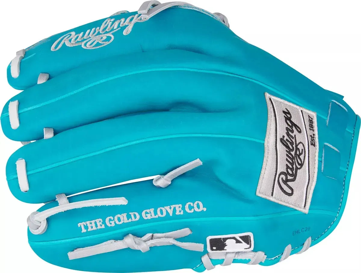 Guante De Beisbol Rawlings Heart Of The Hide Azul Con Plata 11.75 In Lanzador Diestro