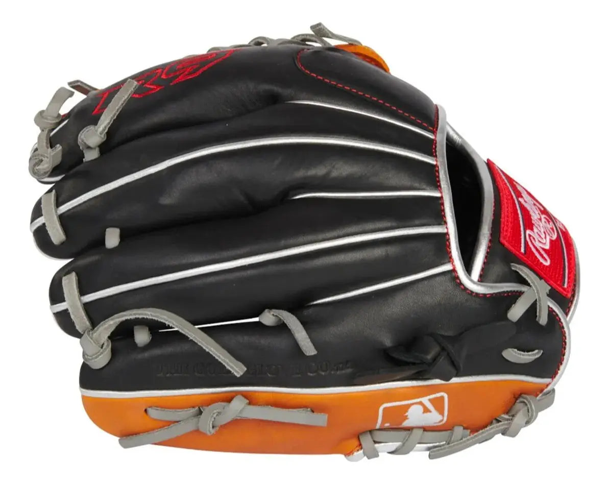 Guante De Beisbol Rawlings R9 Negro Con Café 11.5 In Lanzador Diestro