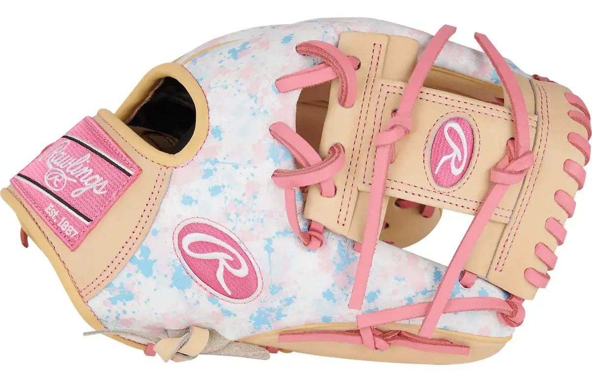 Guante De Beisbol Rawlings Heart Of The Hide Crema Con Blanco 11.5 In Lanzador Diestro