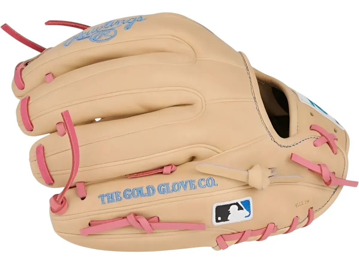 Guante De Beisbol Rawlings Heart Of The Hide Crema Con Rosa 11.5 In Lanzador Diestro