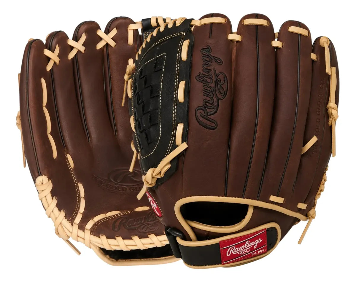 Guante De Beisbol Rawlings Recreativo Café 12.5 In Lanzador Zurdo