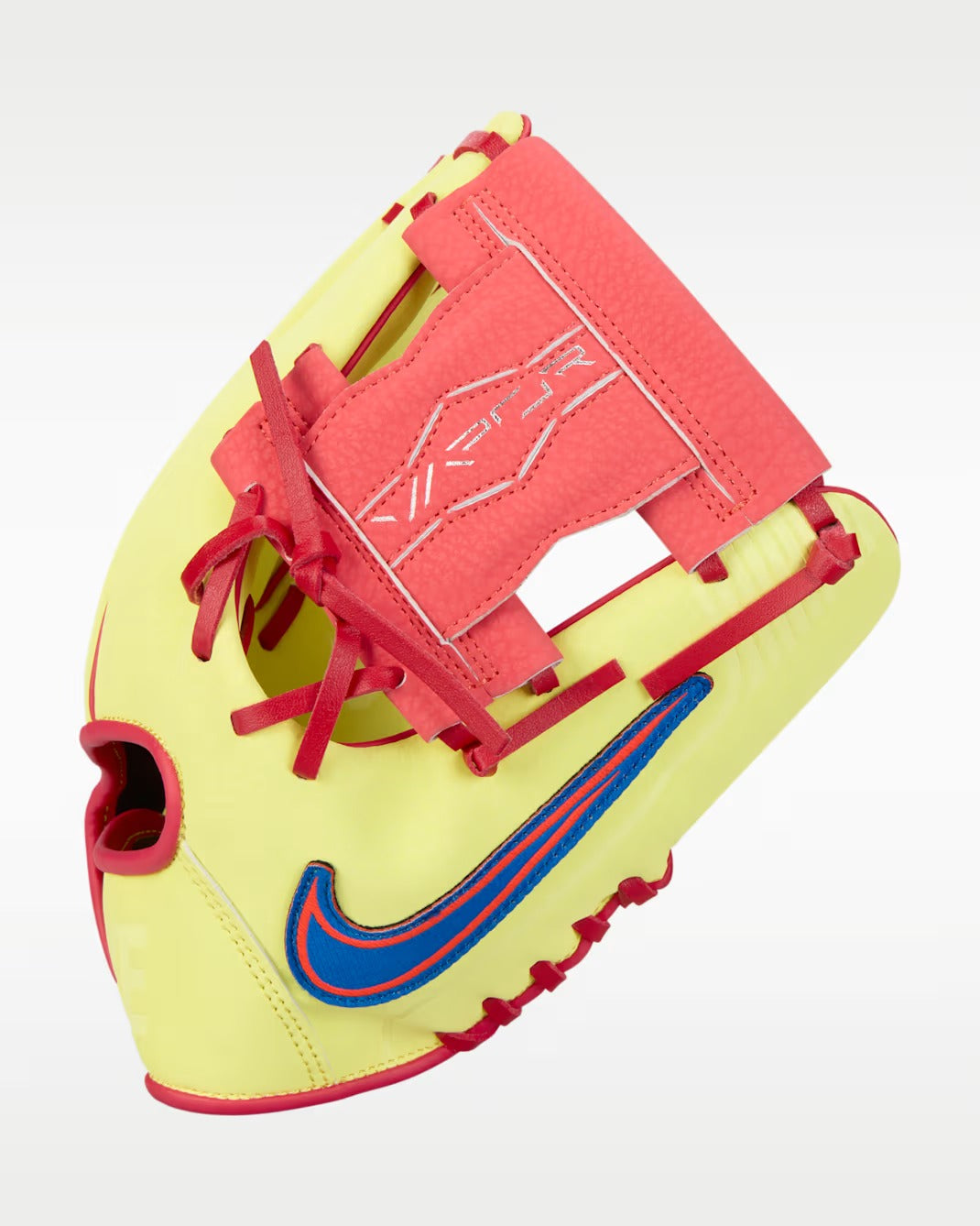 Guante De Beisbol Infantil Nike Vapor Ronald Acuña Jr. Amarillo 10.5 In Lanzador Diestro
