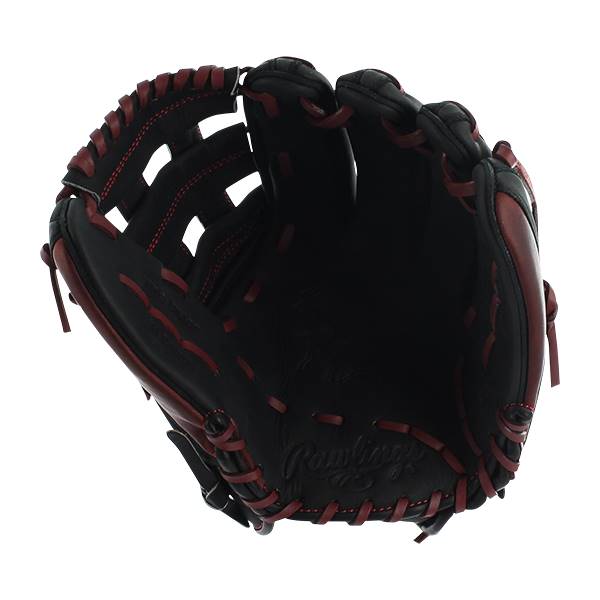 GUANTE RAWLINGS HEART OF THE HIDE NEGRO/ROJO 11.75