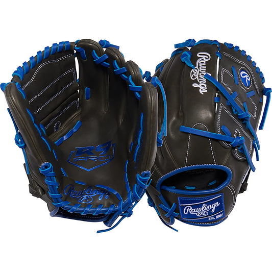 Guante De Beisbol Rawlings R9 Pro Negro Con Azul 12 In Lanzador Diestro