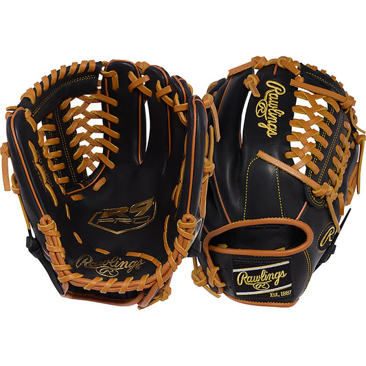 Guante De Beisbol Rawlings R9 Pro Negro Con Cafe 11.75 In Lanzador Diestro