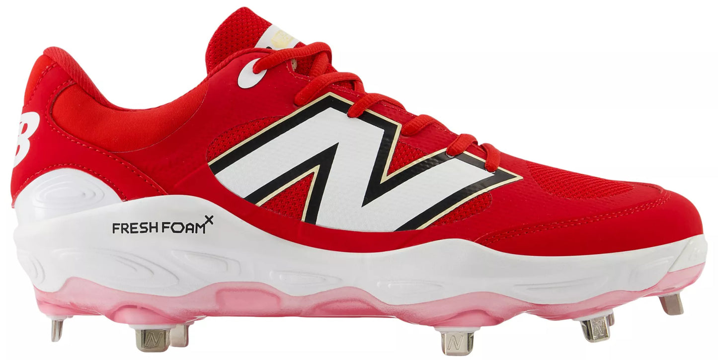 Spikes De Beisbol New Balance Fresh Foam X 3000 Rojo Metal