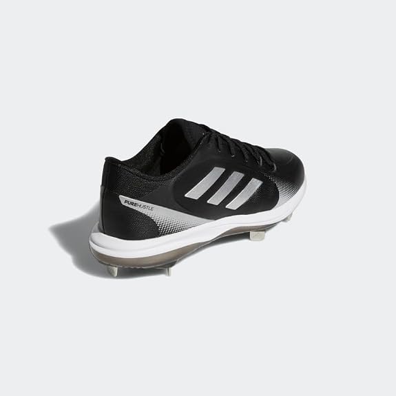Spikes De Beisbol Adidas Purehustle 2 Negro Con Plata Metal
