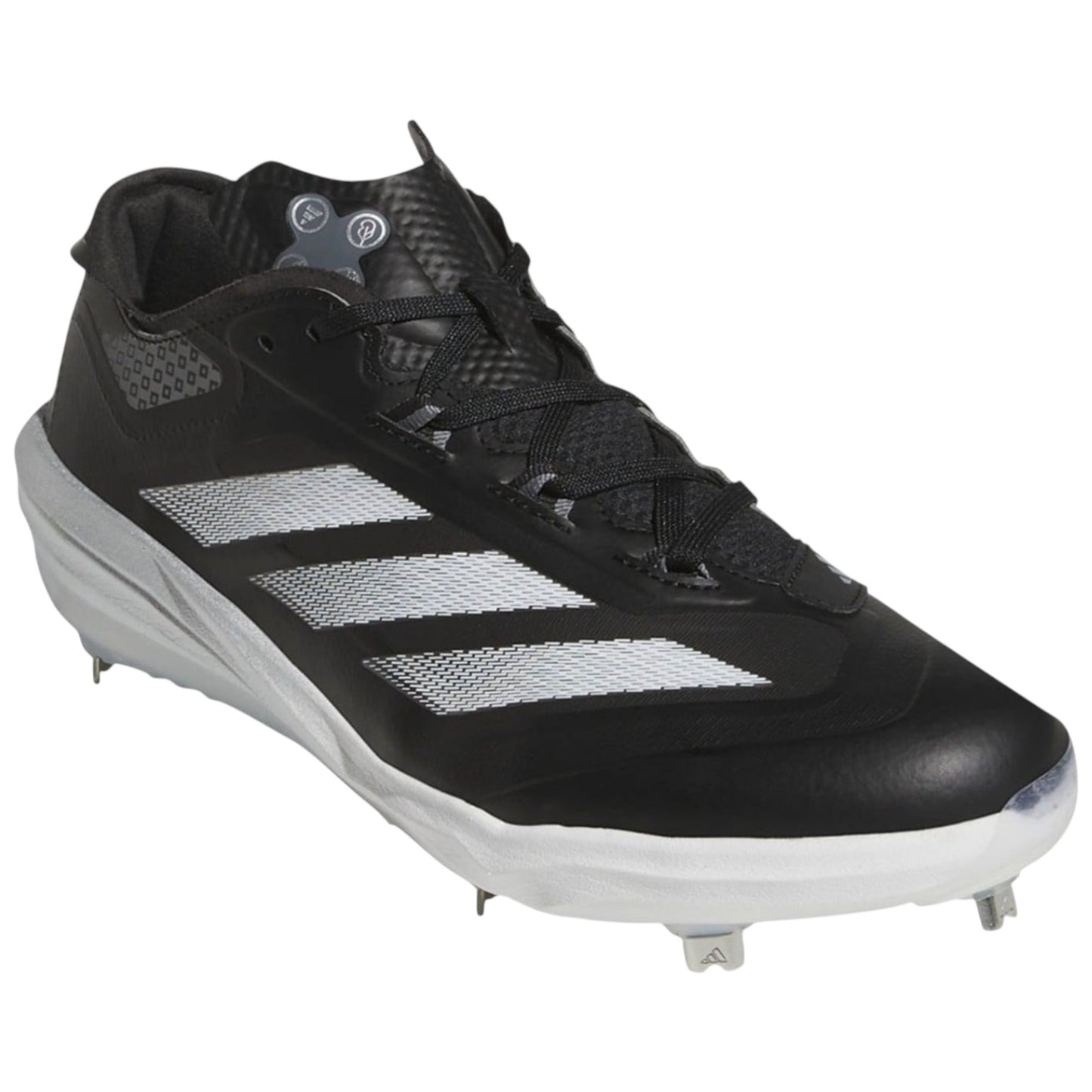 Spikes De Beisbol Adidas Adizero Impact BSB Negro Con Plata Metal