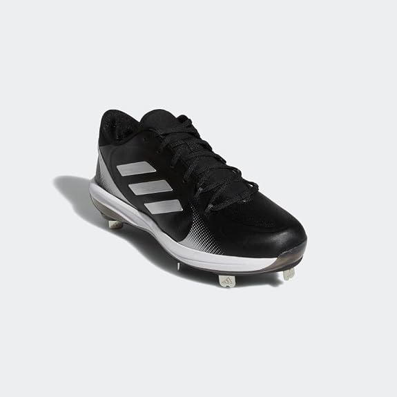 Spikes De Beisbol Adidas Purehustle 2 Negro Con Plata Metal