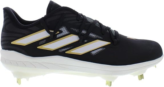 Spikes De Beisbol Adidas Adizero Afterburner 9 Negro Con Blanco Metal