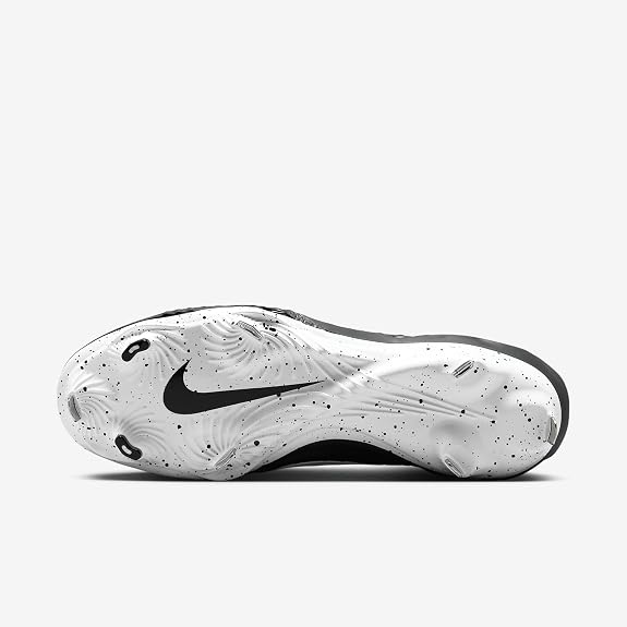 Spikes De Beisbol Nike Alpha Huarache Nxt Negro Con Blanco