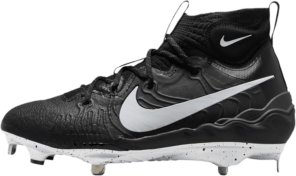 Spikes De Beisbol Nike Alpha Huarache Nxt Negro Con Blanco