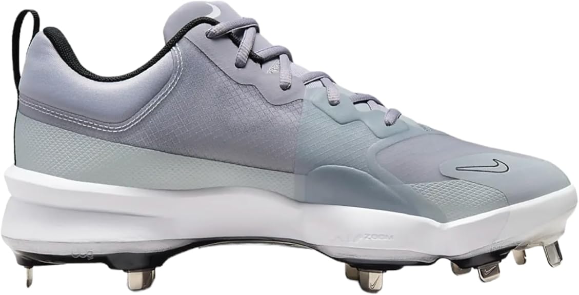 Spikes De Beisbol Nike Force Zoom Trout 9 Pro Grises Metal