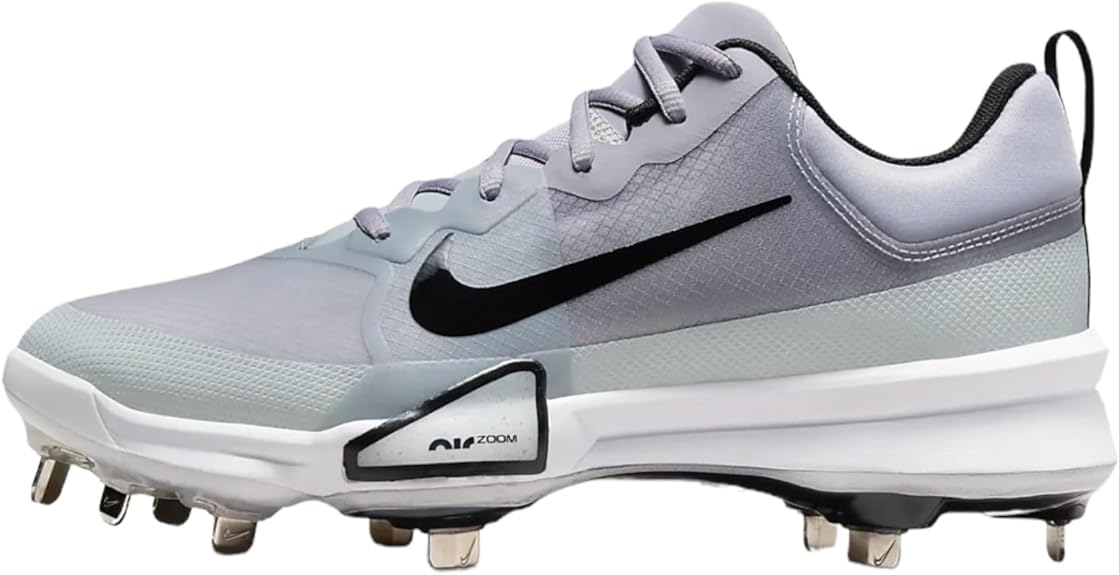 Spikes De Beisbol Nike Force Zoom Trout 9 Pro Grises Metal