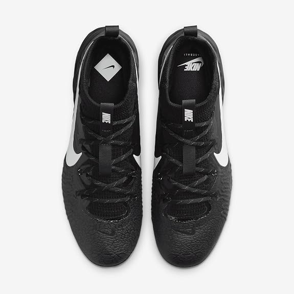 Spikes De Beisbol Nike Alpha Huarache Nxt Negro Con Blanco