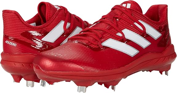 Spikes De Beisbol Adidas Adizero Afterburner 8 Rojos Metal
