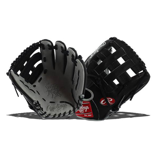 GUANTE RAWLINGS HEART OF THE HIDE NEGRO/GRIS 11.75