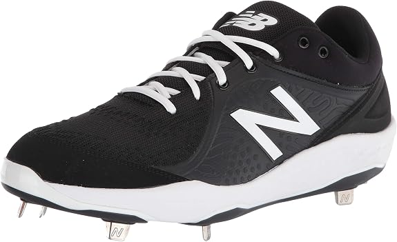 Spikes De Beisbol New Balance Fresh Foam 3000 V5 Negro Con Blanco Metal