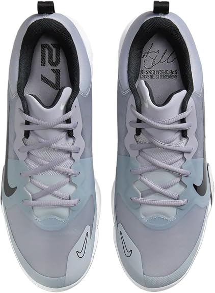 Spikes De Beisbol Nike Force Zoom Trout 9 Pro Grises Metal