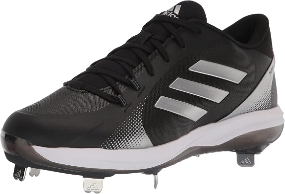 Spikes De Beisbol Adidas Purehustle 2 Negro Con Plata Metal