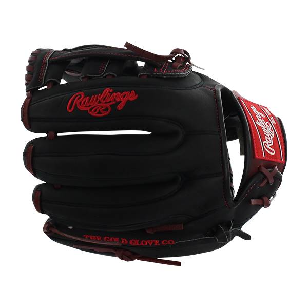 GUANTE RAWLINGS HEART OF THE HIDE NEGRO/ROJO 11.75