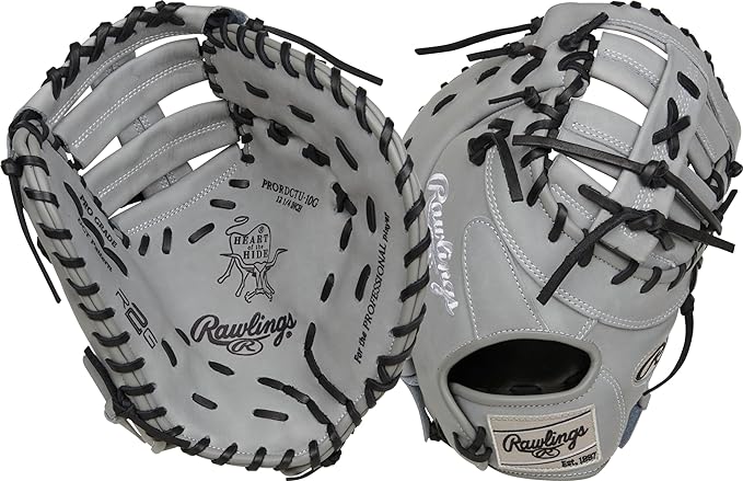 GUANTE RAWLINGS HEART OF THE HIDE GRIS 12.25