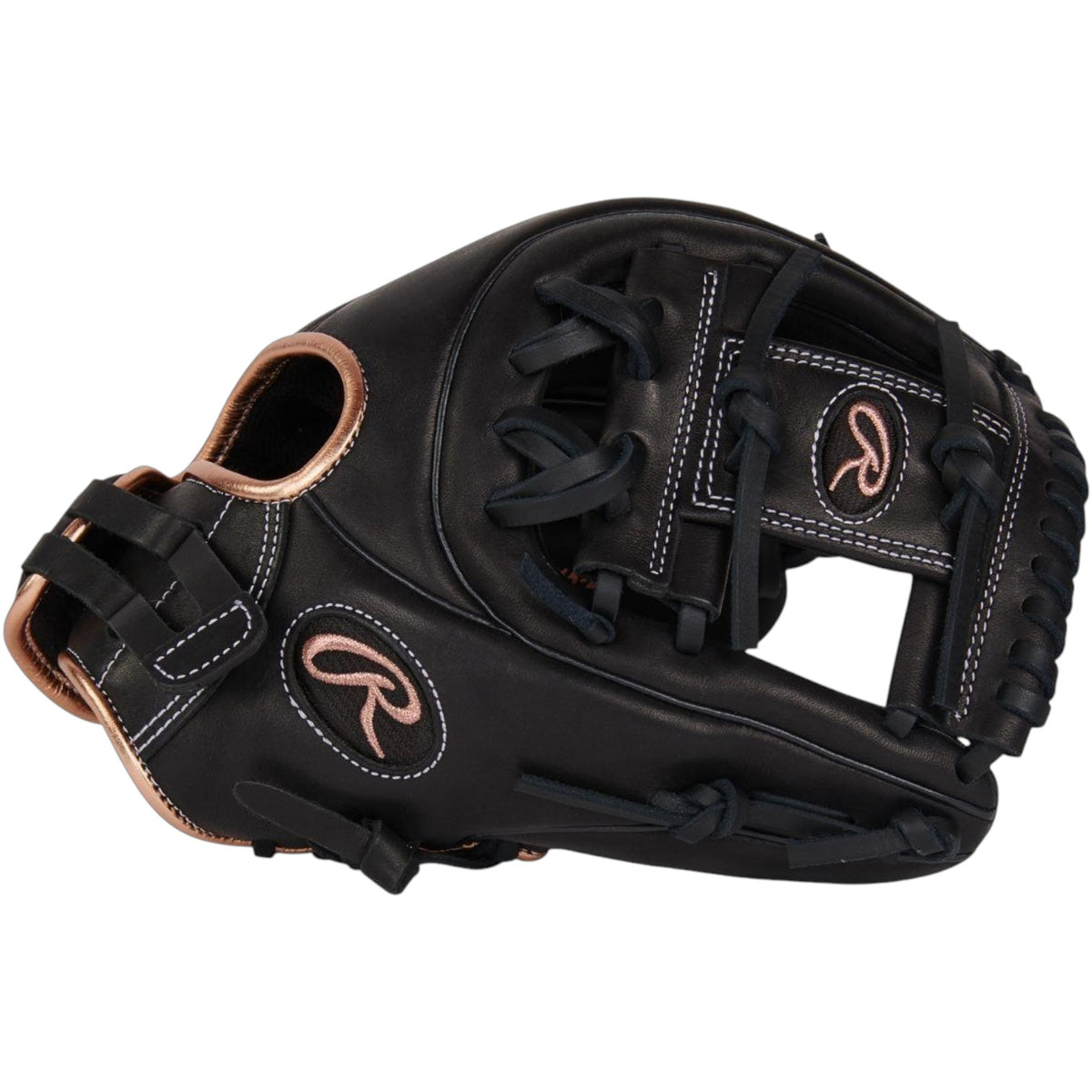 Guante De Beisbol Rawlings R9 Negro Cobre 11.75 In Lanzador Diestro