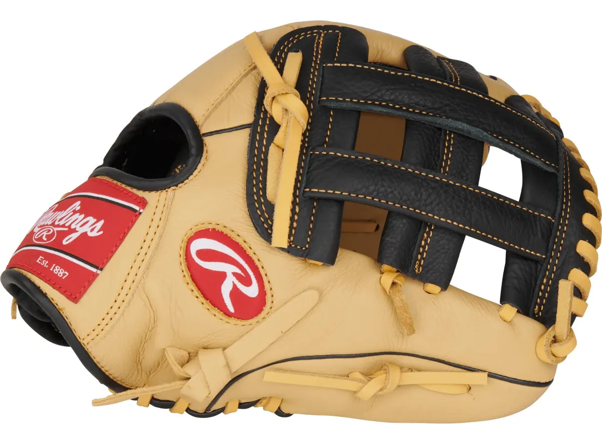 Guante De Beisbol Rawlings Select Series Crema Con Negro 12 In Lanzador Diestro
