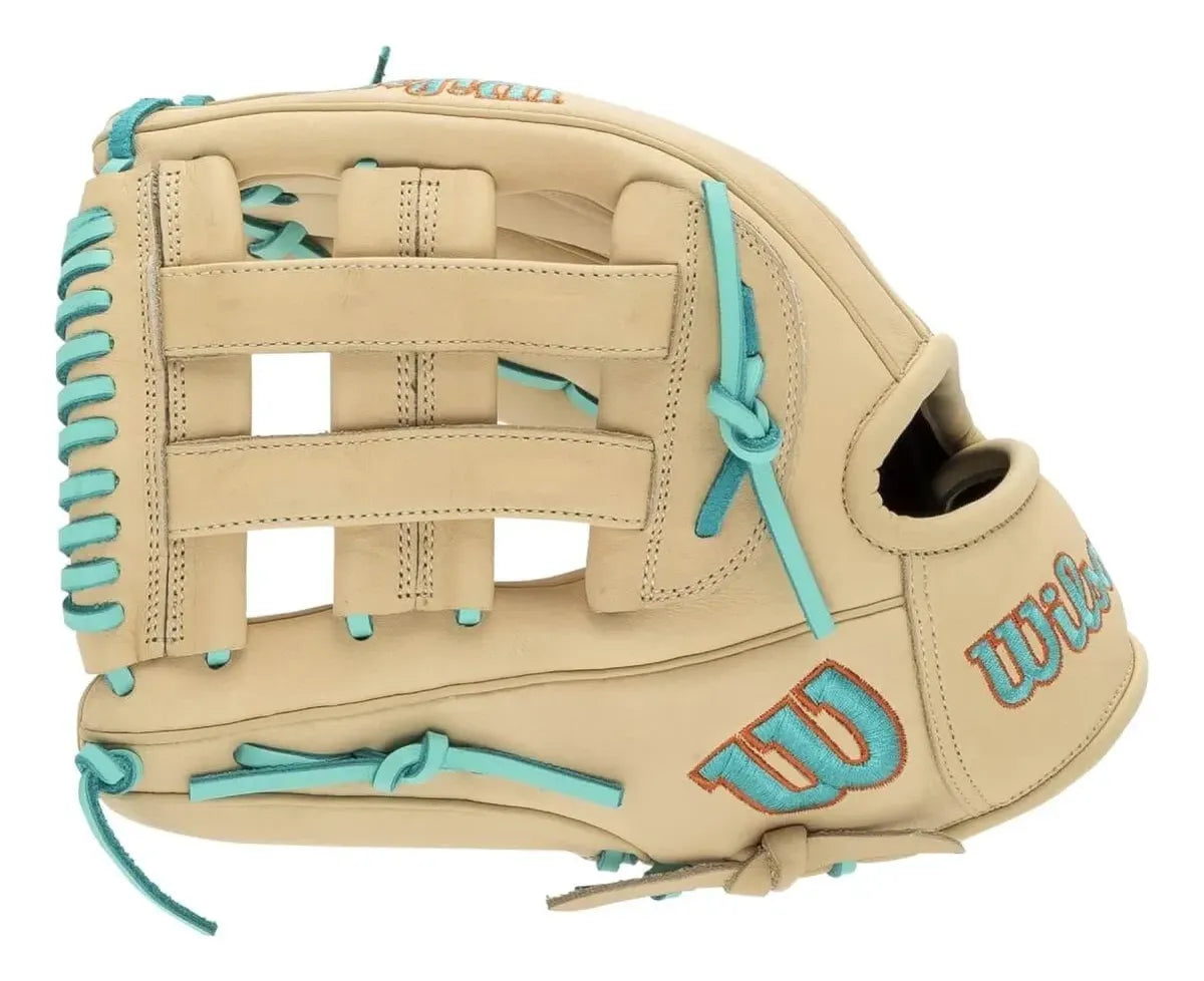 Guante De Beisbol Wilson A1000 Crema 12 In Lanzador Zurdo
