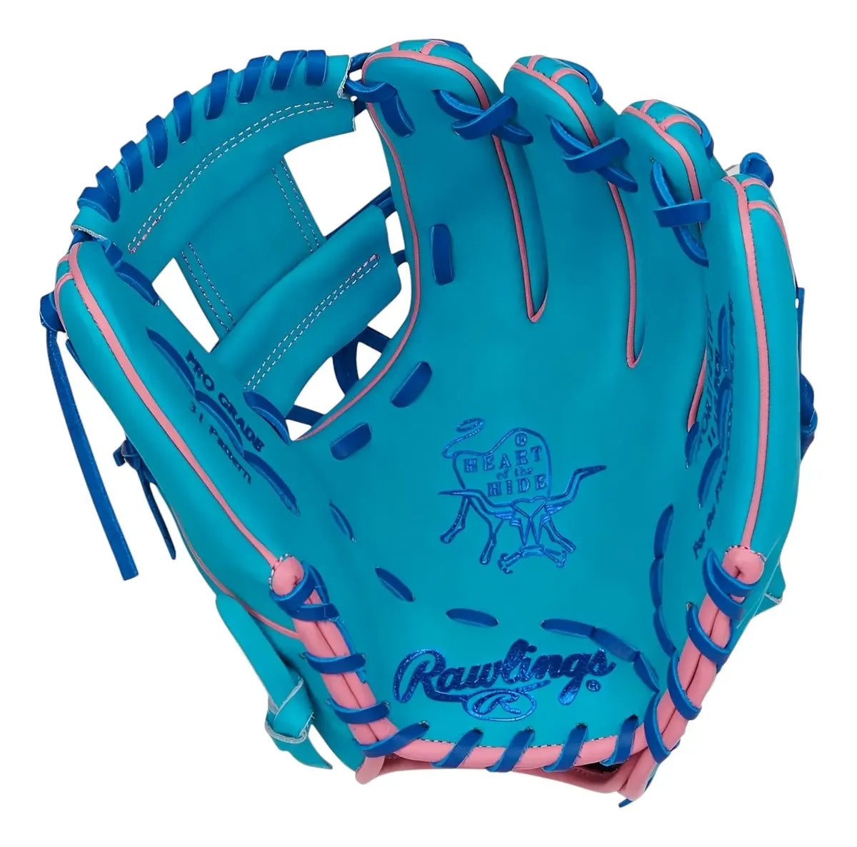 Guante De Beisbol Rawlings Heart Of The Hide Turquesa 11.5 In Lanzador Diestro