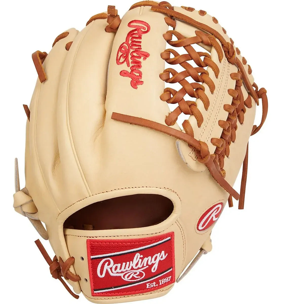Guante De Beisbol Rawlings Heart Of The Hide Crema Con Café 11.5 In Lanzador Diestro