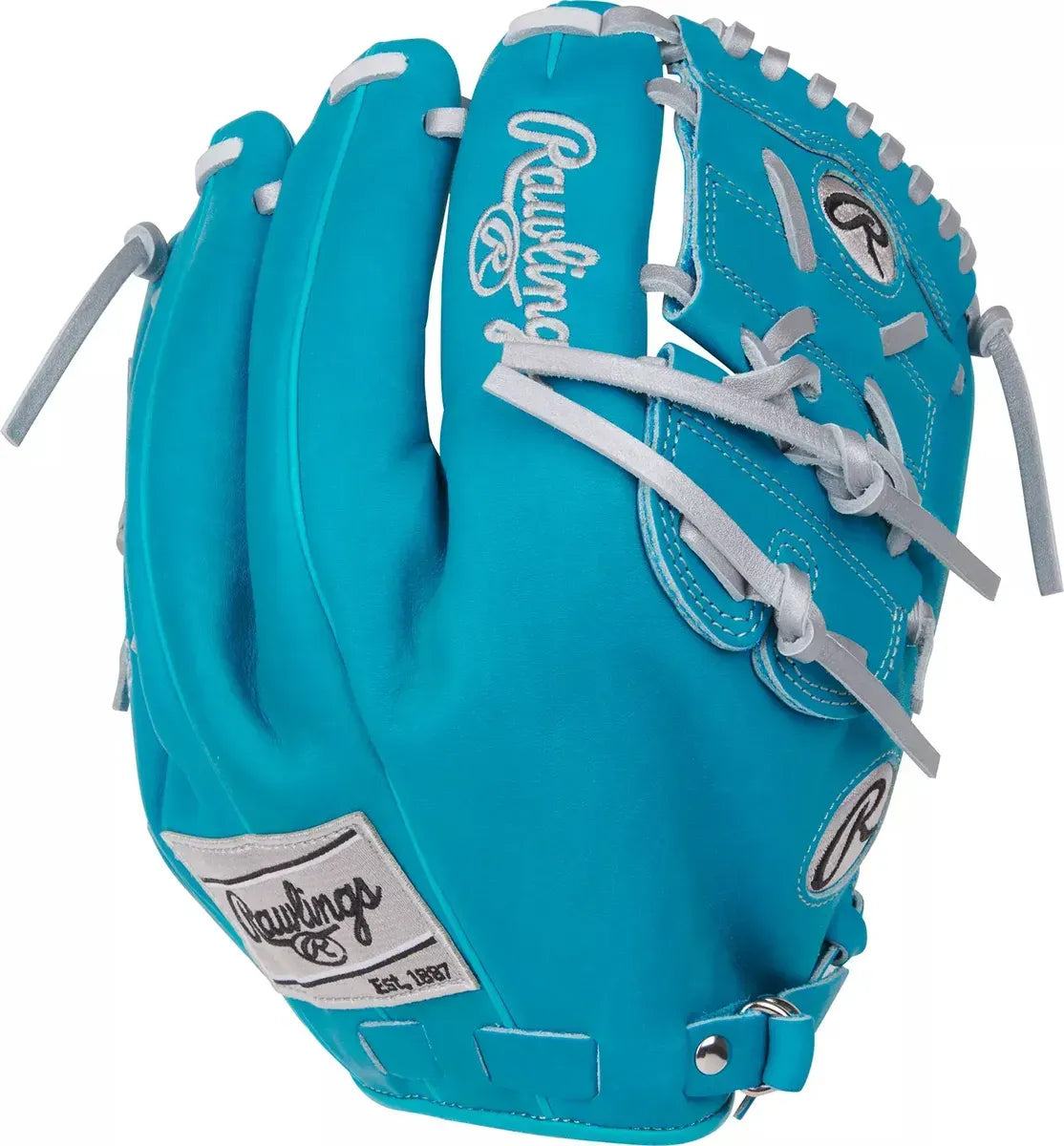 Guante De Beisbol Rawlings Heart Of The Hide Azul Con Plata 11.75 In Lanzador Diestro