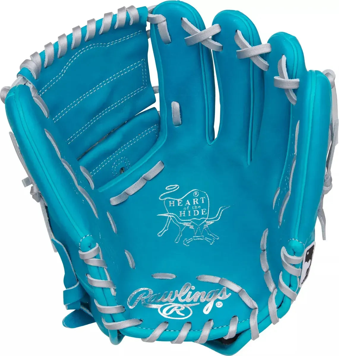 Guante De Beisbol Rawlings Heart Of The Hide Azul Con Plata 11.75 In Lanzador Diestro