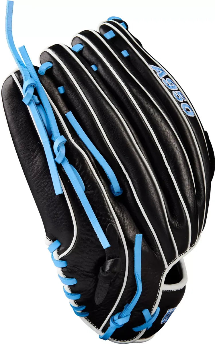 Guante De Beisbol Y Softbol Wilson A950 Negro Con Azul 13 In Lanzador Diestro