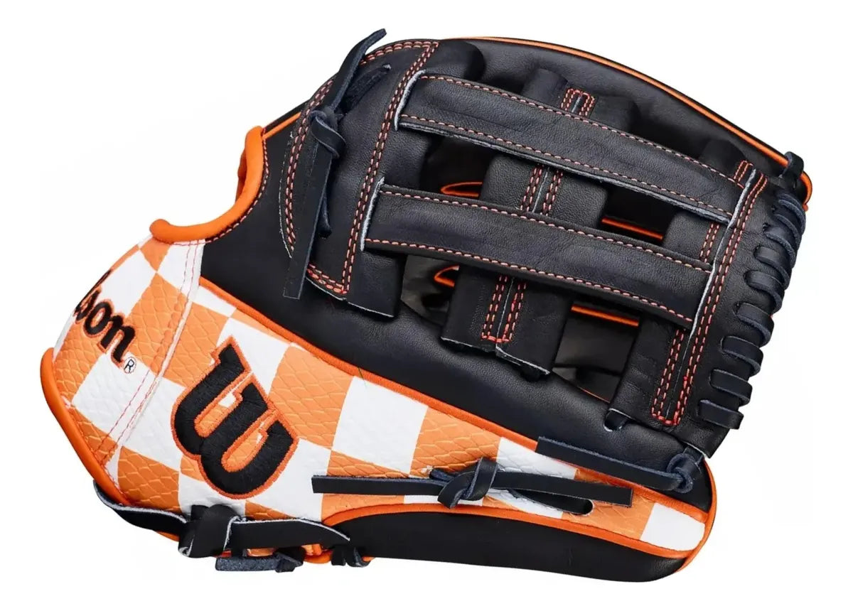 Guante De Beisbol Wilson A2000 Naranja Con Negro 11.5 In Lanzador Diestro
