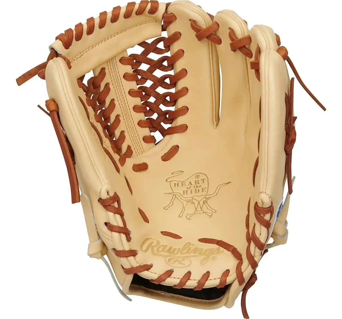 Guante De Beisbol Rawlings Heart Of The Hide Crema Con Café 11.5 In Lanzador Diestro