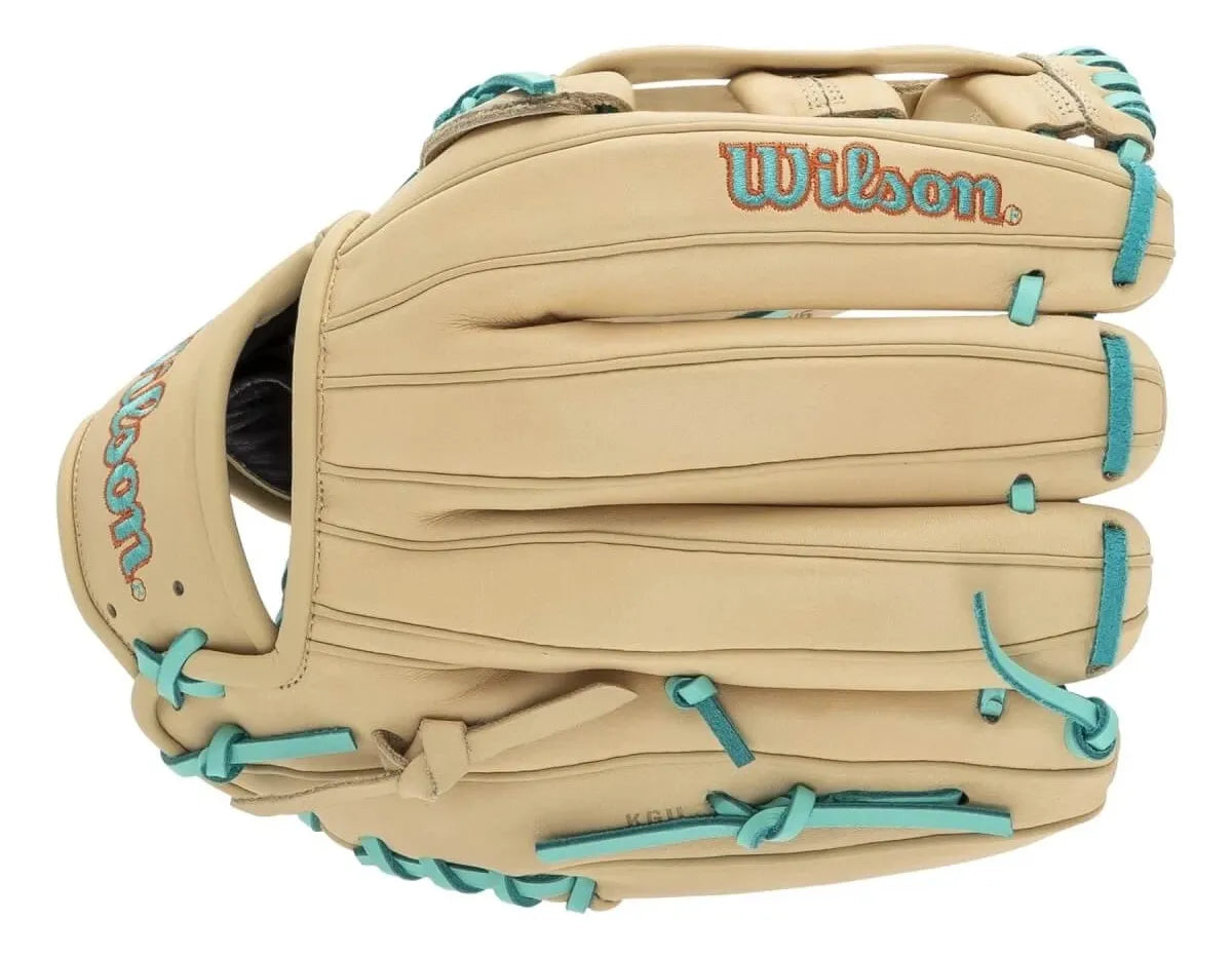 Guante De Beisbol Wilson A1000 Crema 12 In Lanzador Zurdo