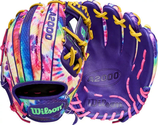 Guante De Beisbol Wilson A2000 Tie-Dye 11.5 In Lanzador Diestro