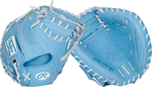 Guante De Catcher Beisbol Rawlings Heart Of The Hide Azul 33 In Lanzador Diestro