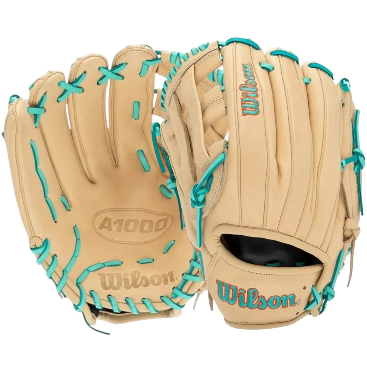 Guante De Beisbol Wilson A1000 Crema 12 In Lanzador Zurdo