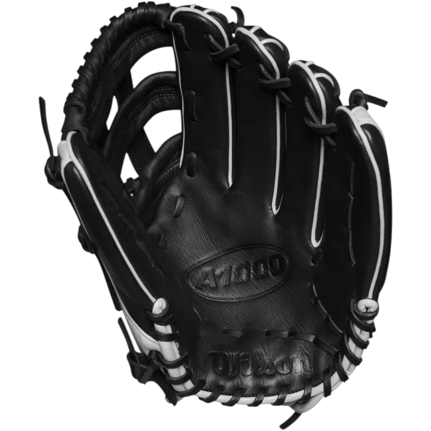 Guante De Beisbol Wilson A1000 Negro Con Gris 12.5 In Lanzador Diestro