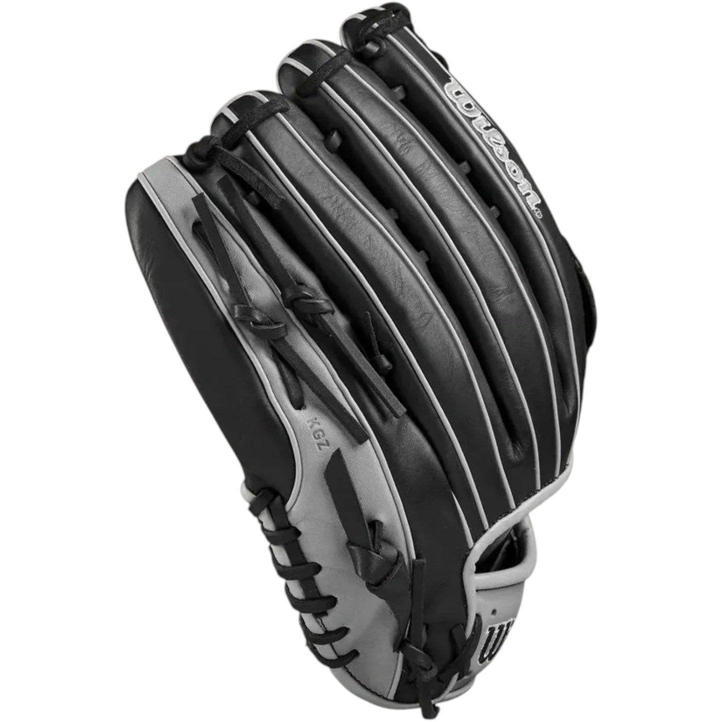 Guante De Beisbol Wilson A1000 Negro Con Gris 12.5 In Lanzador Diestro