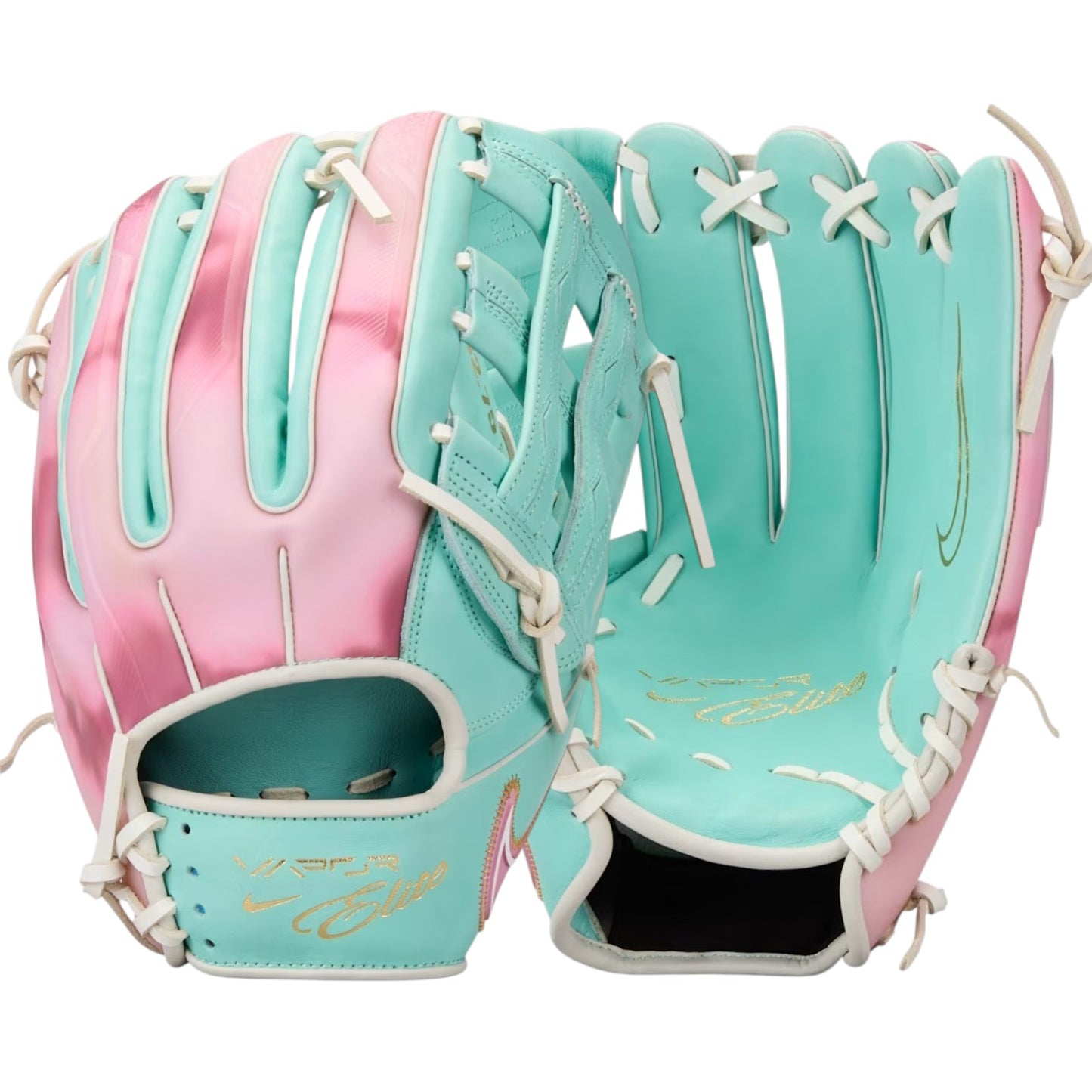 Guante De Beisbol Nike Vapor Elite Verde Aqua 12.75 In Lanzador Diestro