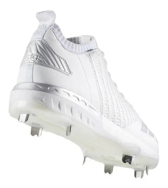 Spikes De Beisbol Adidas Boost Icon 3 Mid Blancos Metal