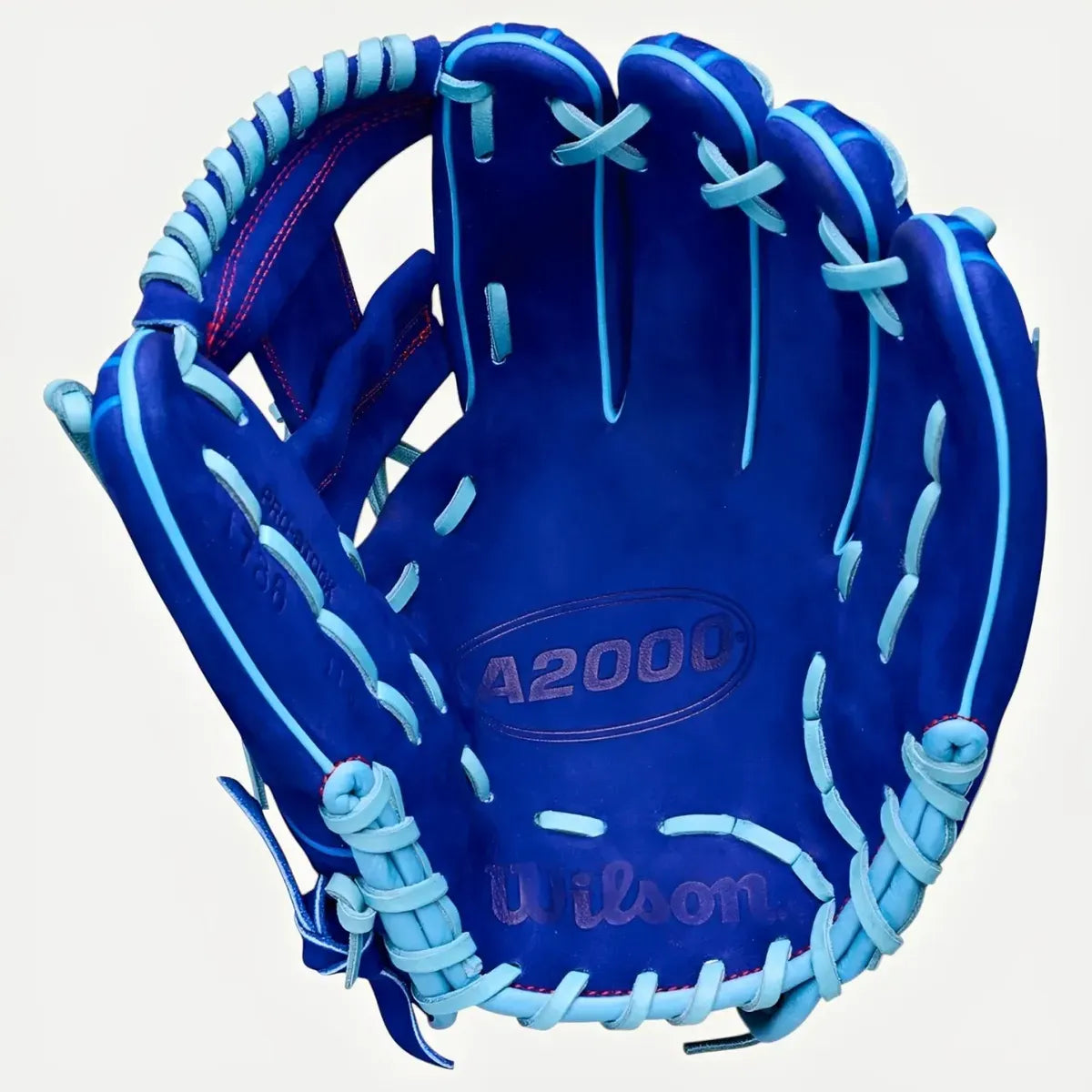 Guante De Beisbol Wilson A2000 Big Rally Blue Raspberry 11.5 In Lanzador Diestro
