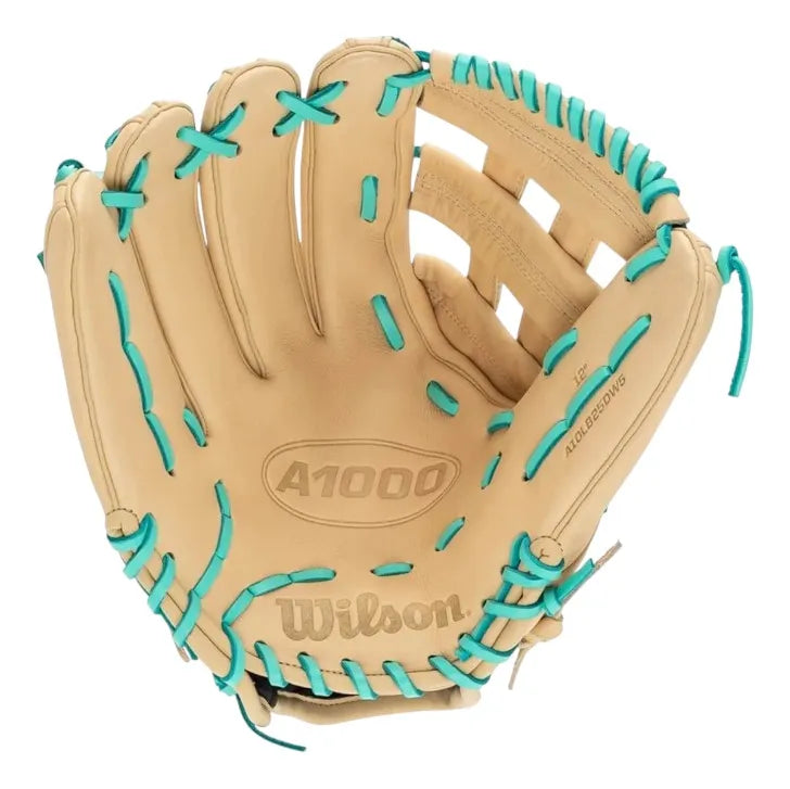 Guante De Beisbol Wilson A1000 Crema 12 In Lanzador Zurdo