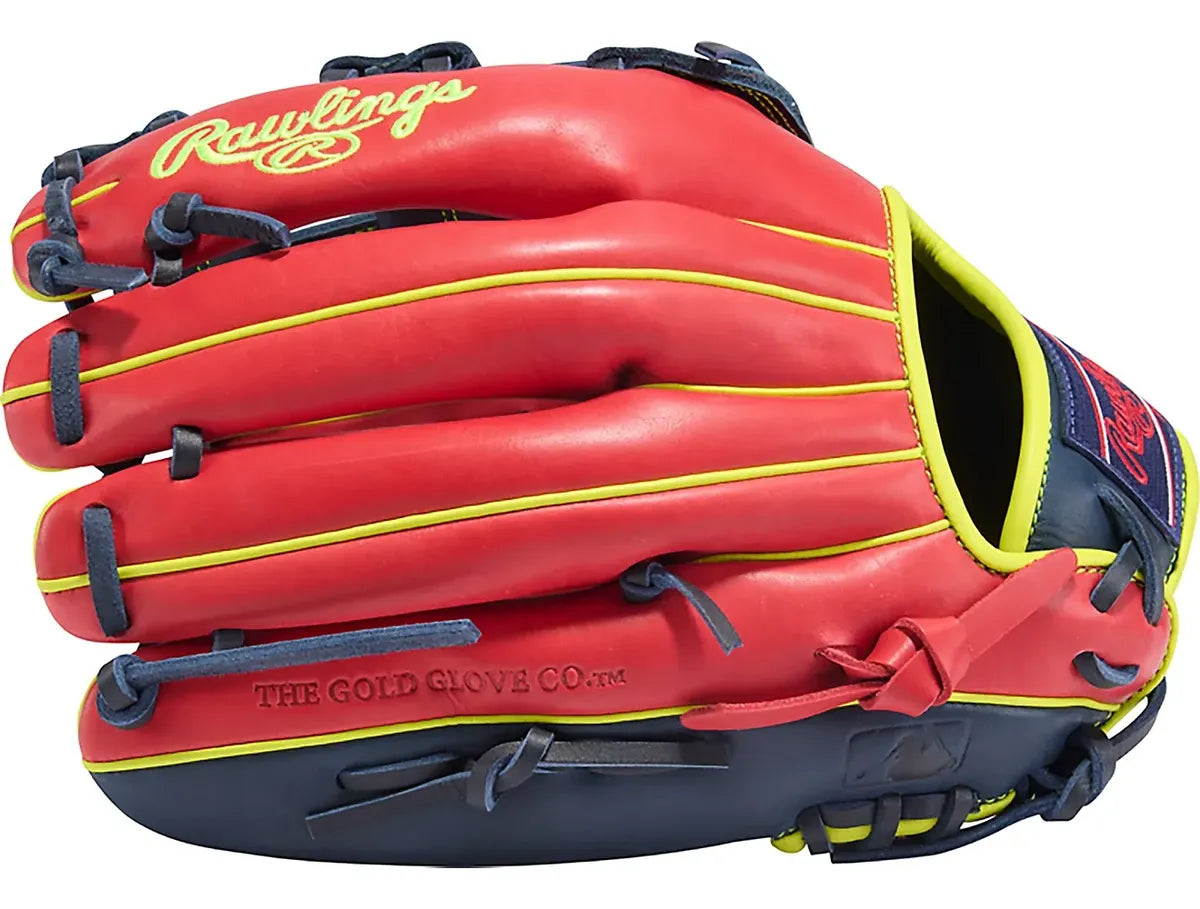 Guante De Beisbol Rawlings R9 Pro Rojo 12.5 In Lanzador Diestro