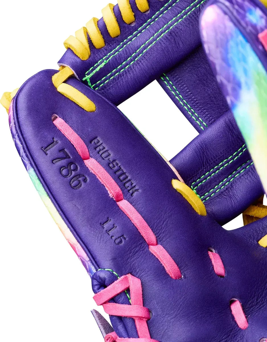 Guante De Beisbol Wilson A2000 Tie-Dye 11.5 In Lanzador Diestro